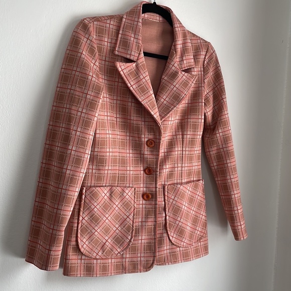 60s Vintage Pink Blazer - Picture 9 of 13